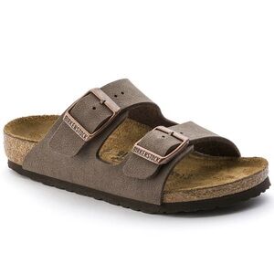 Birkenstock Kid’s Arizona Taupe Double Strap Sandals